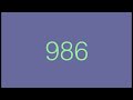Challenge Countdown From 1000