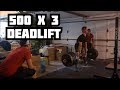 500x3 Deadlift @175lbs | 16 Years Old