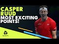 Casper Ruud's Most Exciting Shots and Rallies ?