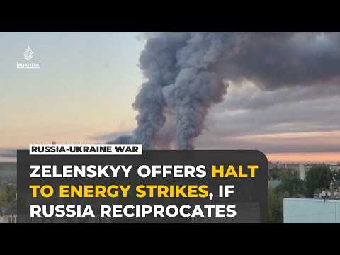 Ukraine war: Zelenskyy offers halt to energy strikes if Russia reciprocates