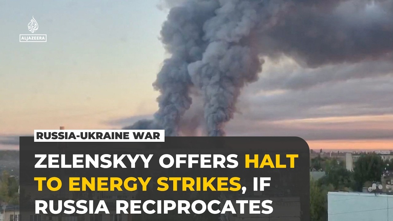 Ukraine war: Zelenskyy offers halt to energy strikes if Russia reciprocates