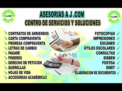 ASESORÍAS AJ.COM. Centro de servicios y soluciones. San Vicente del Caguán Caquetá 