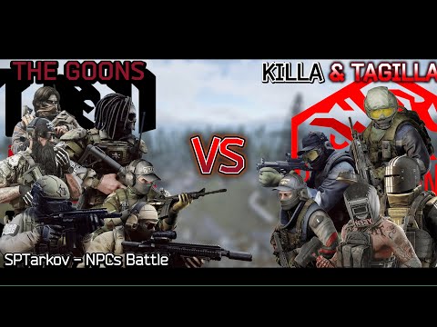 SPTarkov NPCs Battle #15: Killa & Tagilla Vs The Goons