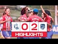 HIGHLIGHTS | Real Sociedad 0-2 Atlético de Madrid Femenino | Liga F 2023-24