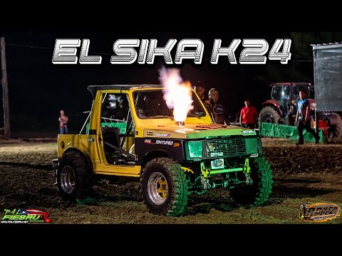 El Sika Turbo Calle Honda K24 Turbo en estreno en la Hacienda RoyFa Santa Isabel PR | PalfiebruTV