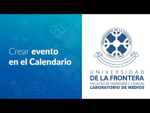 Crear evento en el calendario