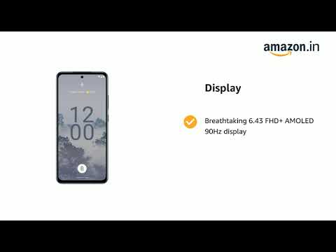 Nokia X30 5G, 6 43” FHD+ AMOLED PureDisplay, 90Hz Refresh Rate, 3 Years Android OS and Monthly Secur