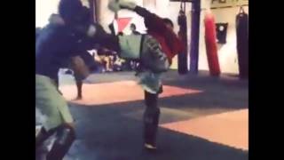 FightAcademyMAA Pasadena - Savant Young&#39;s Head Kick Knockout