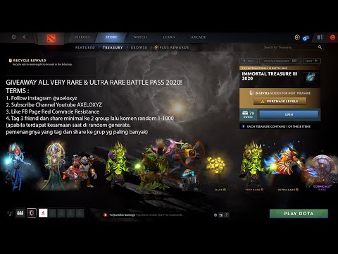 Opening 79 Immortal Treasure 3 from 2100 Levels - The International 10 Dota 2