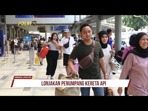 PRESISI UPDATE : LONJAKAN PENUMPANG IMLEK STASIUN PASAR SENIN 10/02/24 18.00 WIB