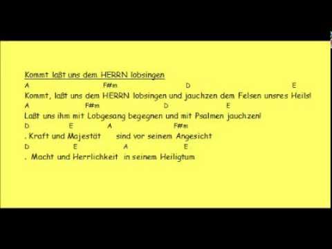 Kommt laßt uns dem HERRN lobsingen