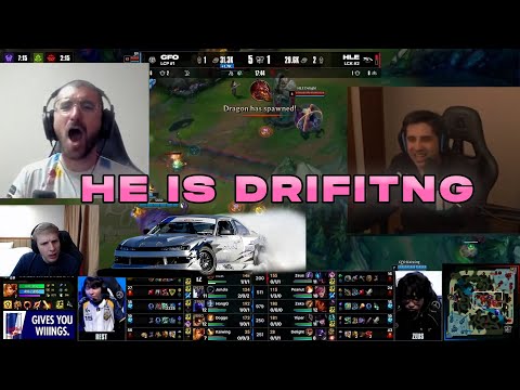 Streamers react to CFO JunJia Drifting with Rift | World Championship 2025