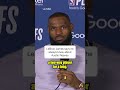 LBJ said he knew ? #shorts