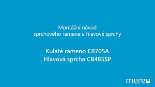 MEREO Talířová sprcha horní, ø 220mm s kloubem (CB485H)
