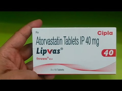 Atorvastatin Lipvas 40mg Tablet - Storvas