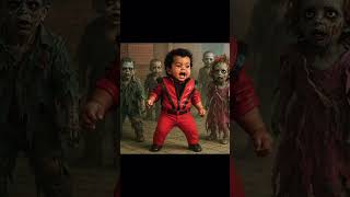 CUTE OR SCARY baby Michael Jackson Thriller #80smusic #thriller 🧟 #zombie