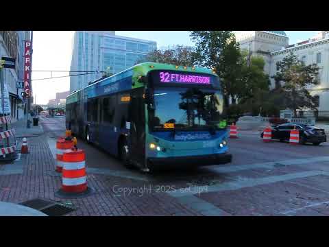 Various Buses around Indianapolis, Indiana 10/31-11/1 2025