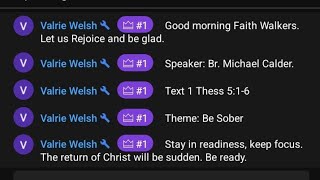 Morning Meditation with Faith Walk | Bro Michael