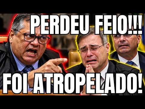 🚨 HUMILHAÇÃO TOTAL! DINO PASSA POR CIMA DE MENDONÇA — FLÁVIO EM PÂNICO! STF VIRA O JOGO!