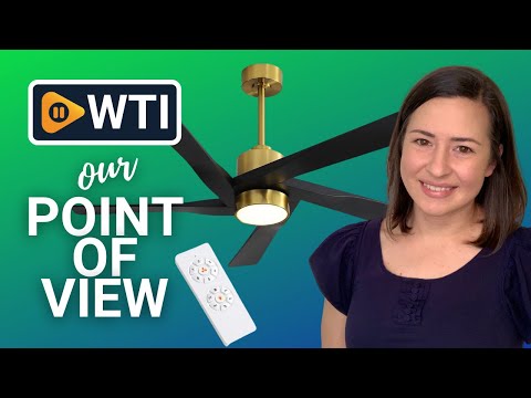 WINGBO 54"" ABS DC Ceiling Fan with Lights - WTI product video review
