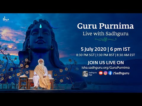 Guru Purnima 2020 - Live with Sadhguru, 5 July