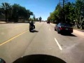 Harley Davidson Shows Respect To Sport Bike Rider