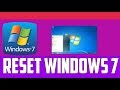 How To Reset Windows 7 PC Laptops Without Disc Tricknology