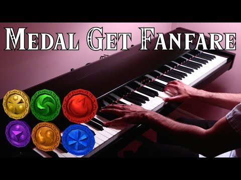 The Legend of Zelda: Ocarina of Time - Medal Get Fanfare - Piano Video