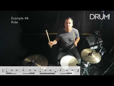 Drum Lesson: Ride Pattern Lesson Plan Week 9 - Displacements & Ghost Notes