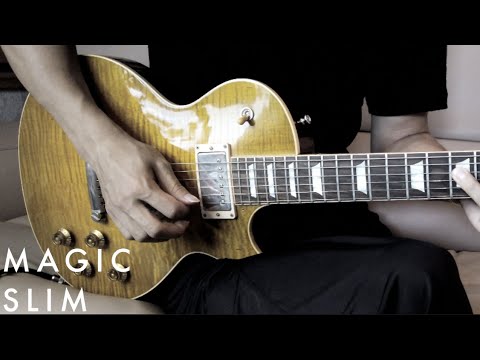 Guitar Lesson | Magic Slim style Easy Blues Lick in A | Ear Copy Training
