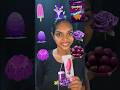 PURPLE FOOD CHALLENGE ASMR EATING CHALLENGE Shorts Pravidevravlogs Eatingchallenge Asmr Youtube