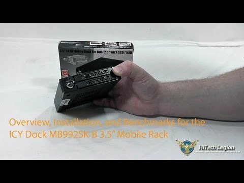 Icy Box Icy Dock Ledinis dokas MB992SK-B, 2 x 2,5", SAS ir SATA video