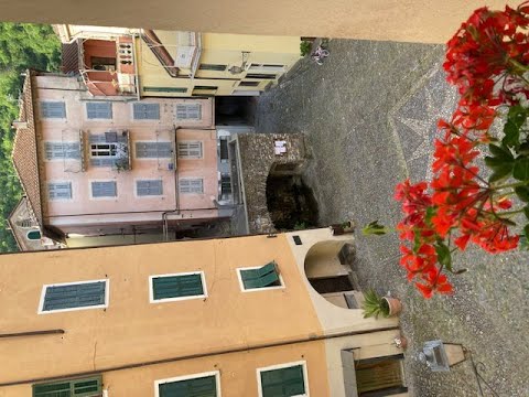 Breakfast in Castelvittorio, Italy