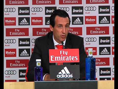 Rueda de prensa de Emery tras el partido ante el Real Madrid. Sevilla FC