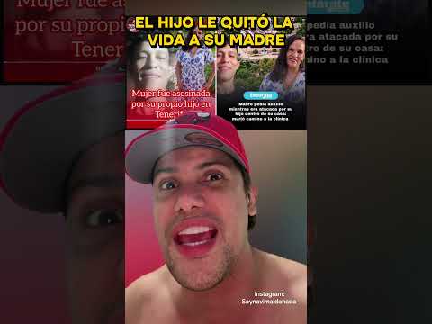 Su propio hijo le quita la vida a su madre