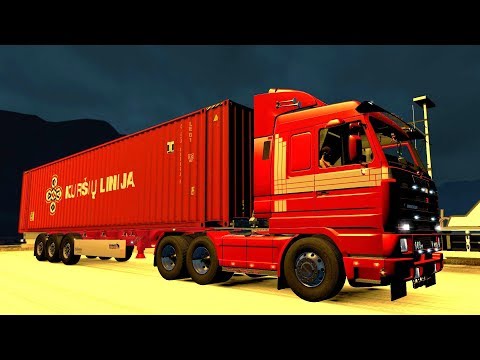 ETS2 1.28 ProMods 2.20 Scania 143m  Ísafjörður - Akranes