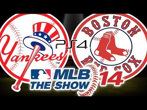 MLB 14 THE SHOW PS4: NEW YORK YANKEES VS BOSTON REDSOX | EPIC David Ortiz Walk-Off Home Run