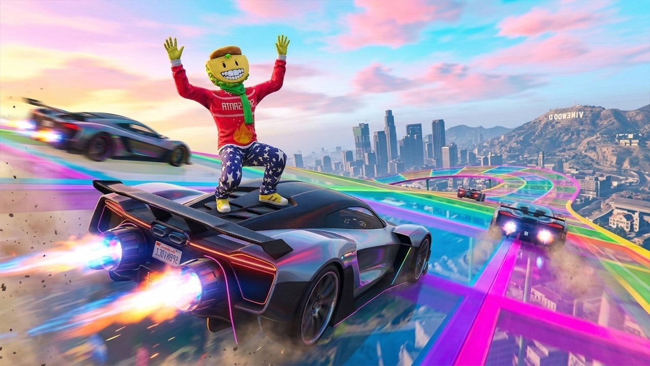 LA CARRERA MAS ALUCINANTE DE GTA 5 ONLINE