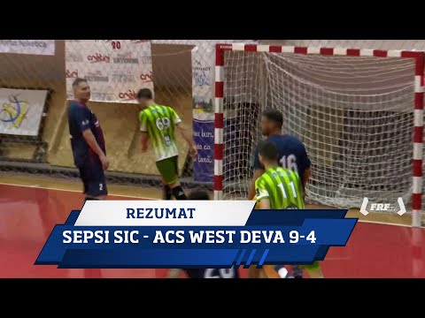 Liga 1 Futsal Casa Pariurilor, Etapa 11: Sepsi SIC - ACS West Deva 9-4 Rezumat, 9 decembrie 2025