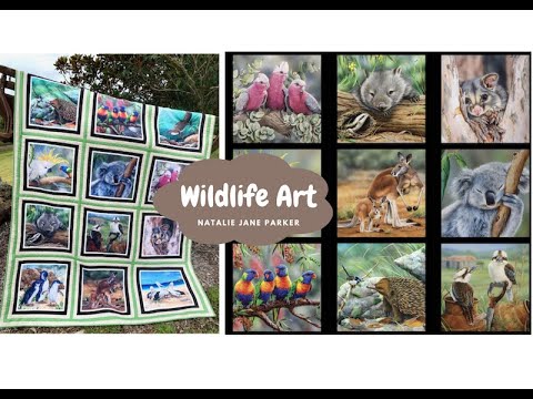 Wildlife Art Panels by Natalie Jane Parker for Devonstone