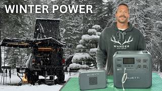 My Winter Overland Power Setup | BLUETTI Elite 200 V2 & CHARGER 2
