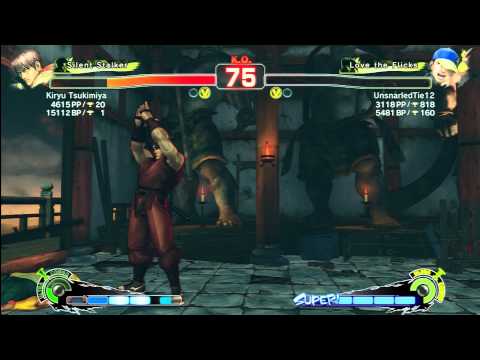 SSF4 AE : Kiryu Tsukimiya (Guy) vs UnsnarledTie 12 (Yun)