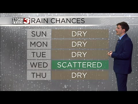 Next few days are dry, but we could see rain later this week