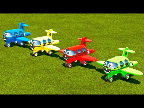 TRANSPORTING JOHN DEERE COLORED PLANES WITH SCANIA TRUCK - FARMING SIMULATOR 2022