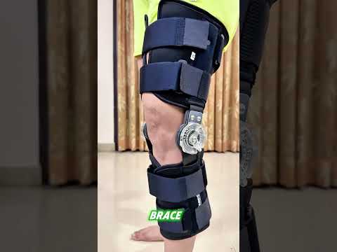 Rom Knee Brace - Supportive Aid for Recovery and Protection video 3