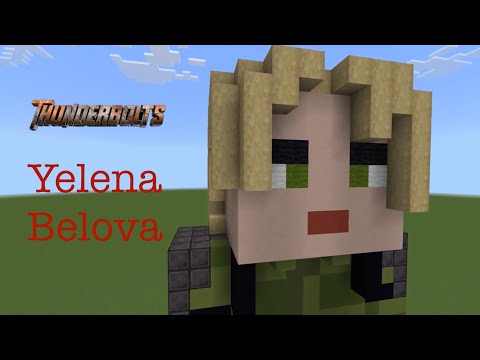 Minecraft Yelena Belova (Thunderbolts) Statue Tutorial