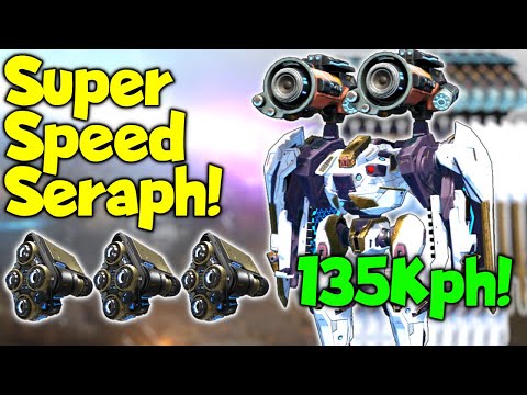 I Created The FASTEST SERAPH In The Game With 3x Nitro Unit | War Robots Crazy Speed Gameplay WR