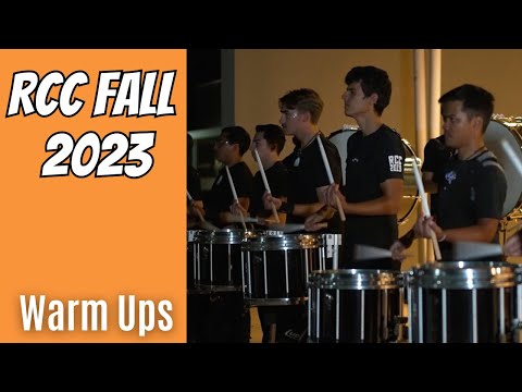 RCC Fall Drumline 2023 - Warm Ups