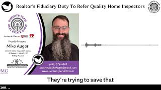 Realtor’s Fiduciary Duty To Refer Quality Home Inspectors