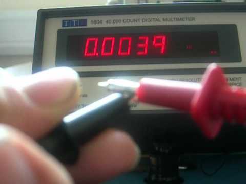 Continuity range on Thulby Thandar 1604 Bench Meter - pretty poor